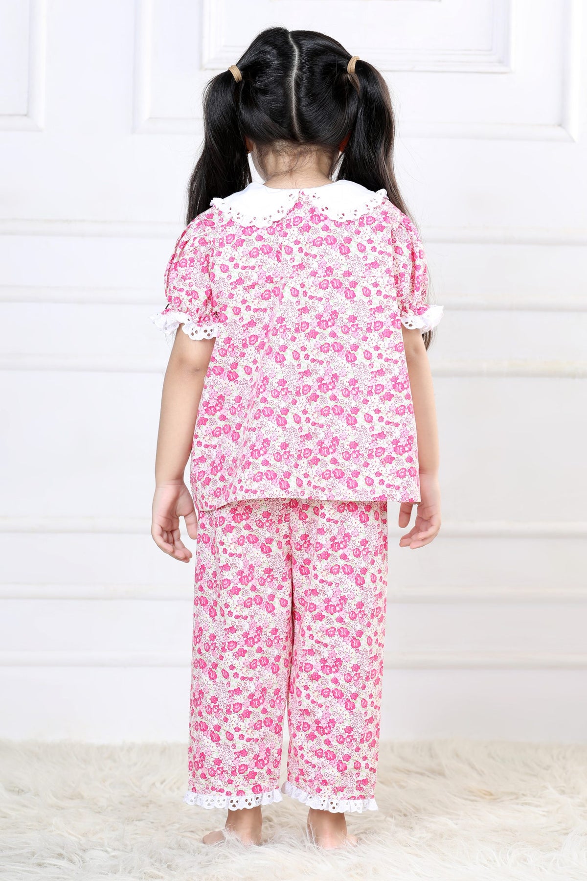 Vintage Floral Ditsy Sleepwear Set (with Matching Doll Outfit)