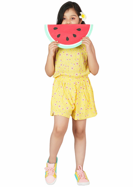 Sunshine Daisy Strappy Jumpsuit