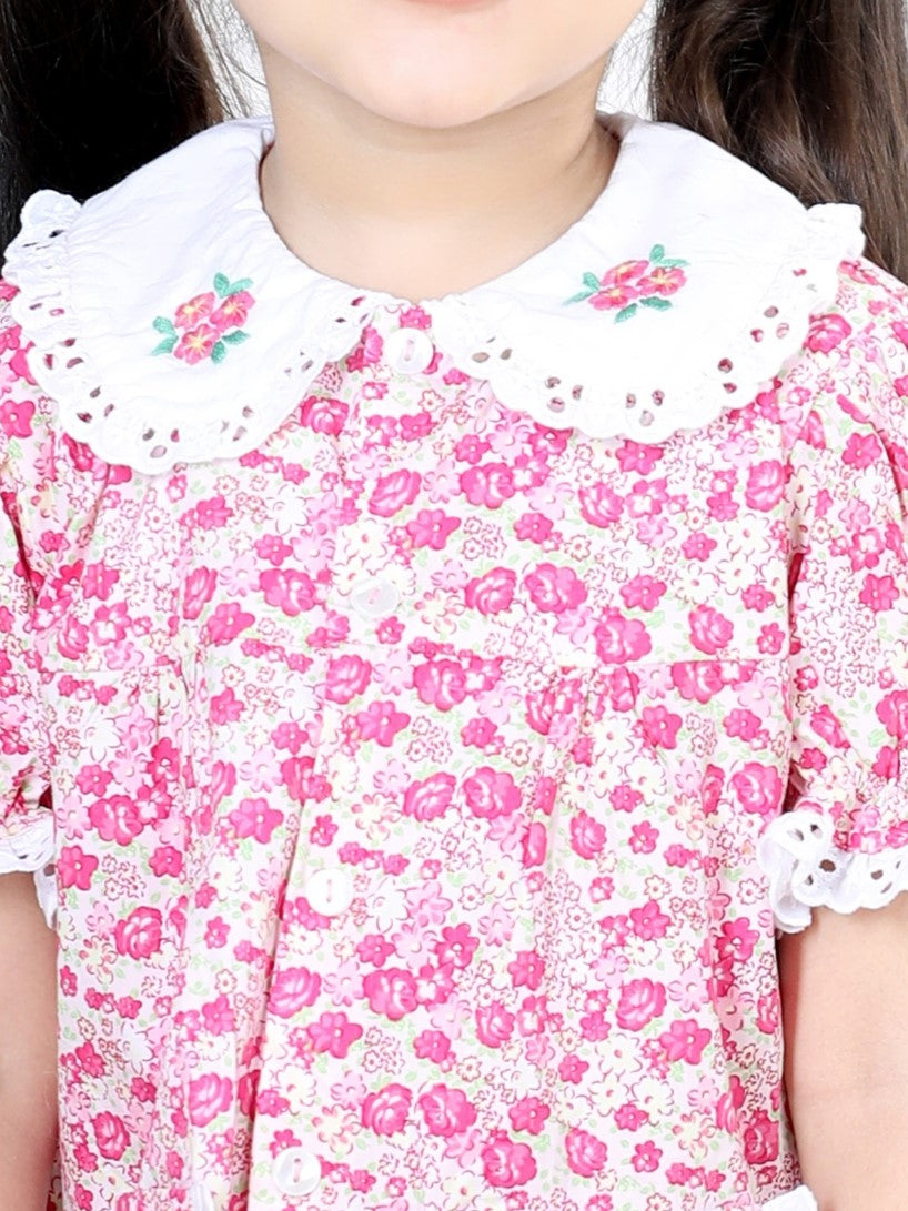 Vintage Floral Ditsy Sleepwear Set (with Matching Doll Outfit)