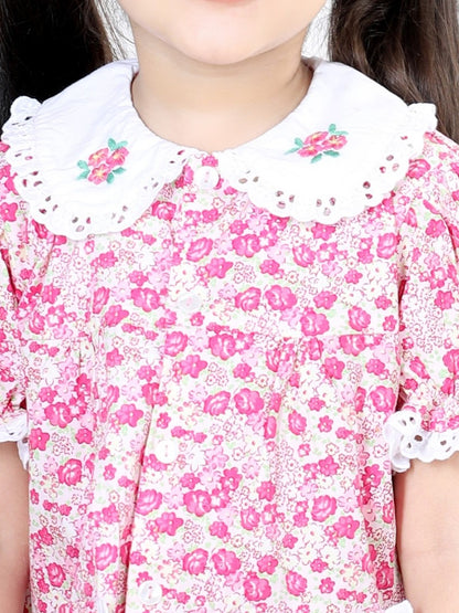 Vintage Floral Ditsy Sleepwear Set (with Matching Doll Outfit)