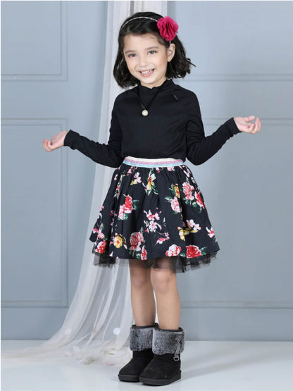 Enchanted Garden Cotton Twirl Skirt