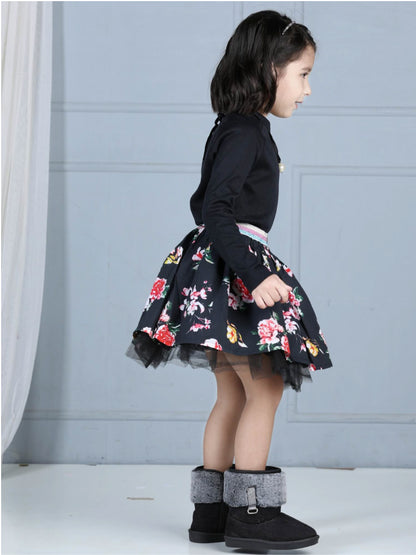 Enchanted Garden Cotton Twirl Skirt