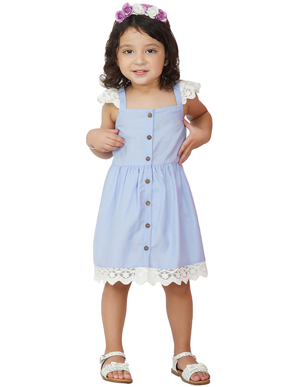 Lavender Lovely Lace Cotton Dress